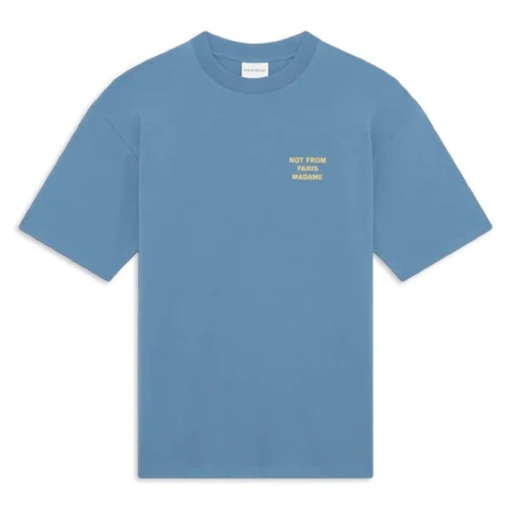 DROLE DE MONSIEUR LE T-SHIRT SLOGAN ATLANTIC BLUE